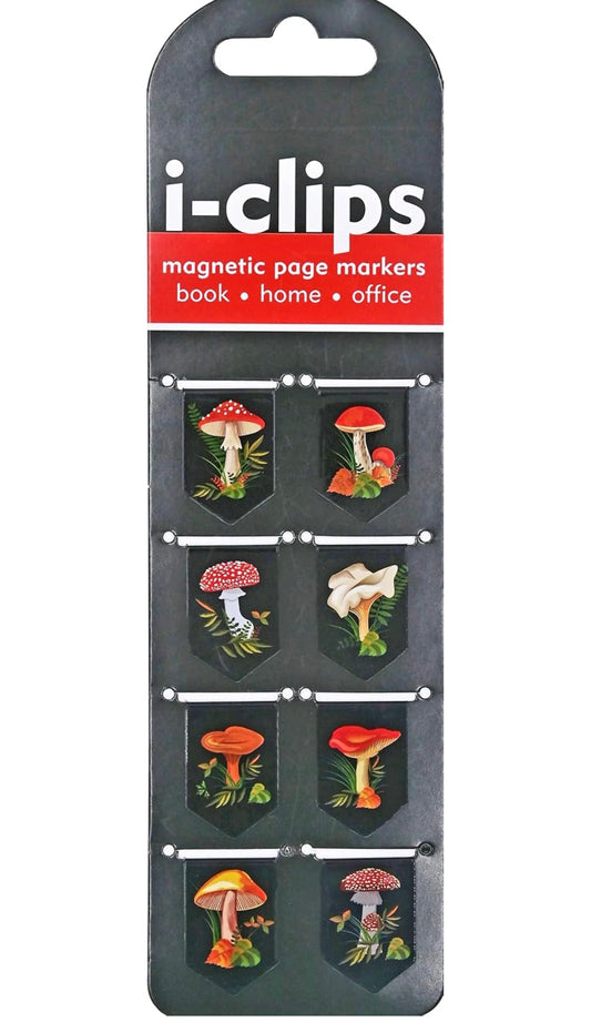 Mushroom Set Magnet Bookmark